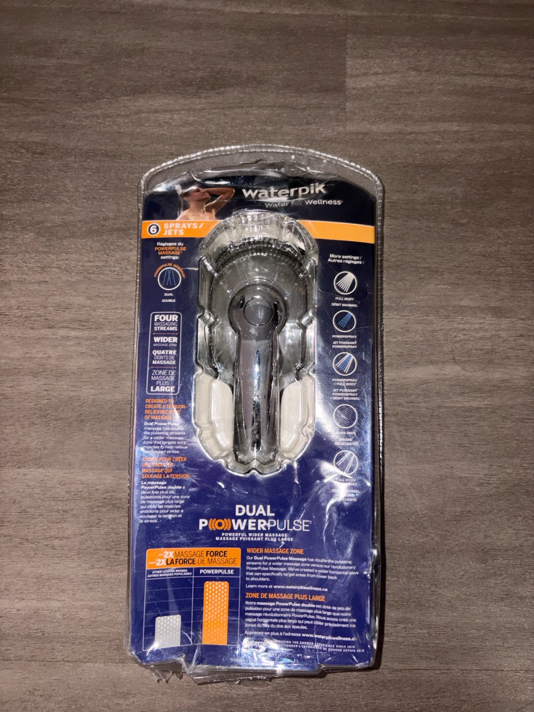 Waterpik Dual PowerPulse Shower Head - photo 2