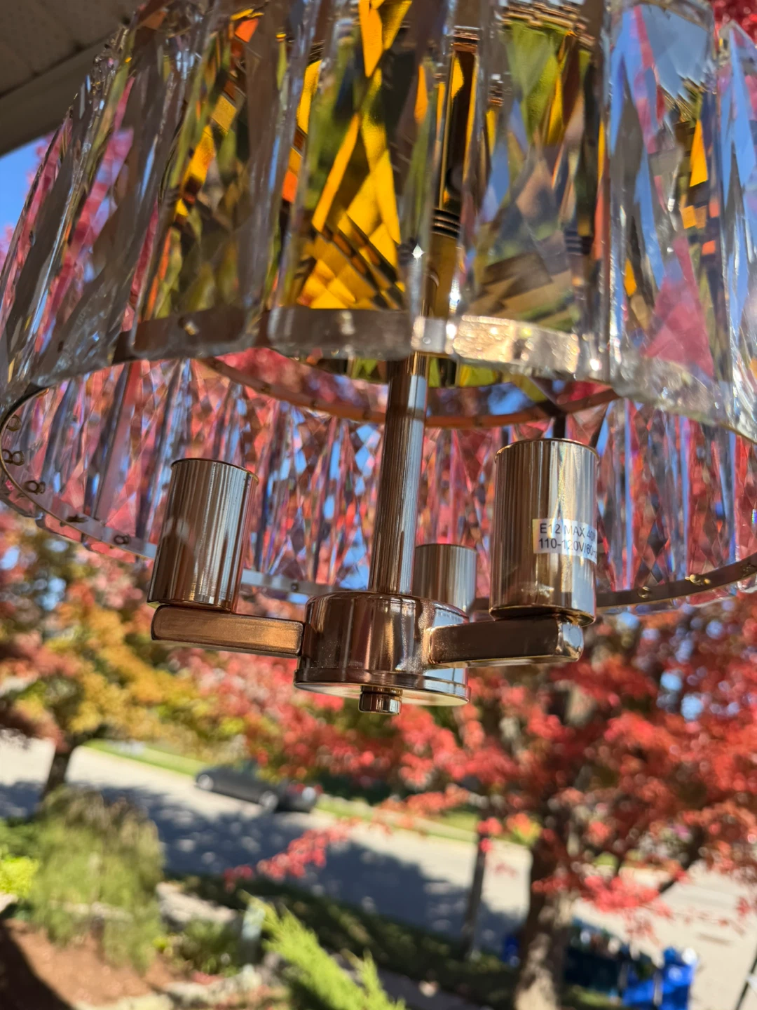Crystal Ceiling Light Fixture - photo 2