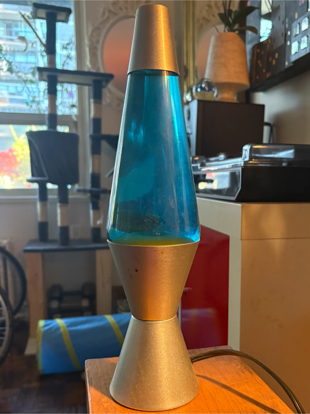 Blue and silver lava lamp - photo 2
