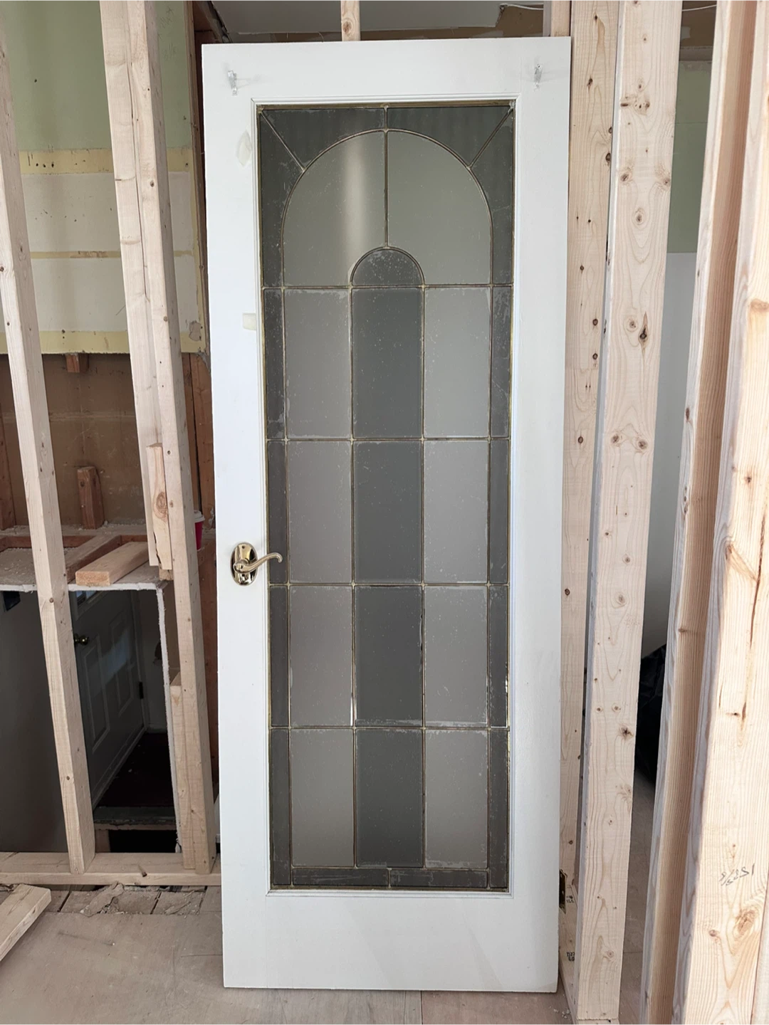Beautiful glass panel door