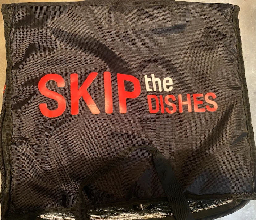 Large SkipTheDishes Insulated Delivery Bag