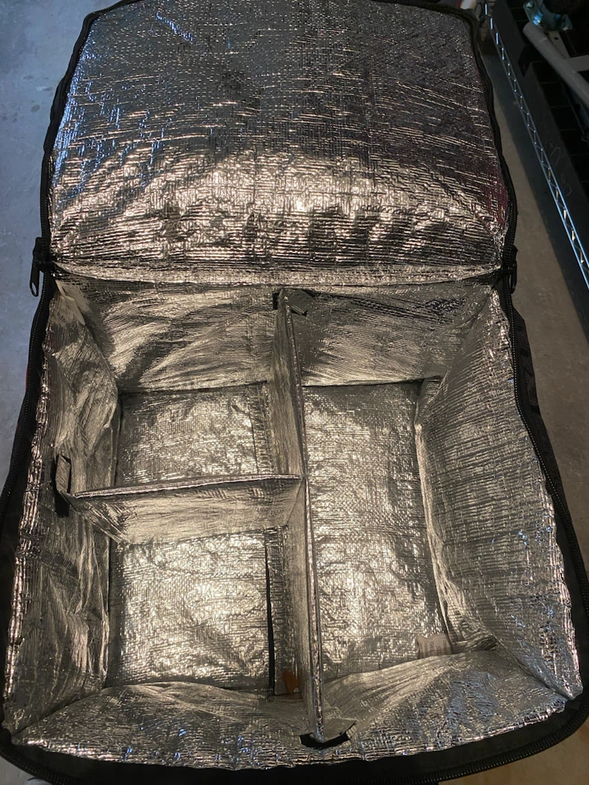 Large SkipTheDishes Insulated Delivery Bag - photo 2