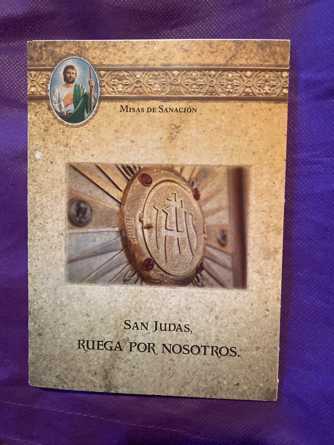 San Judas Religious Prayer Card