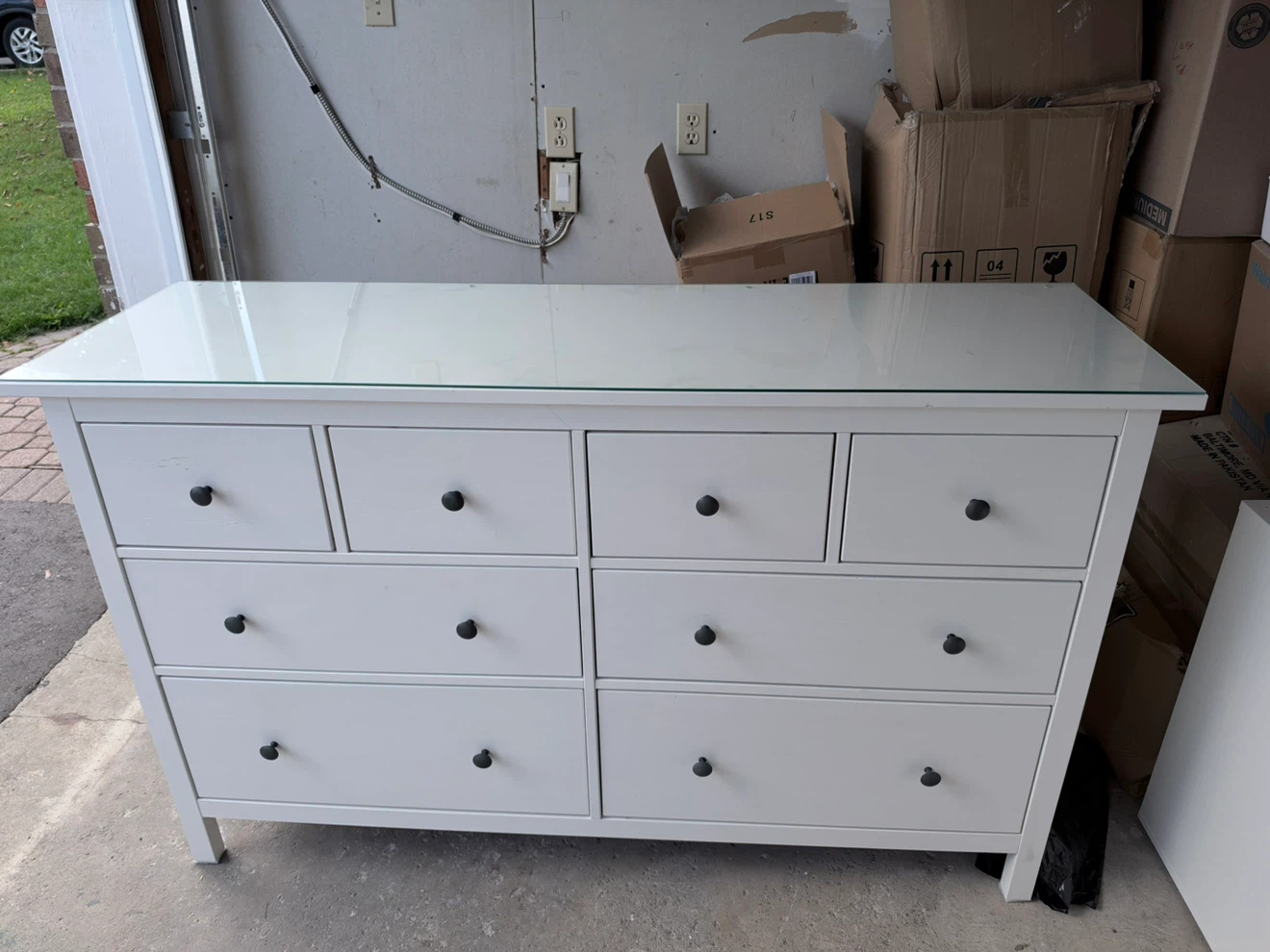 IKEA Hemnes White 8-Drawer Dresser