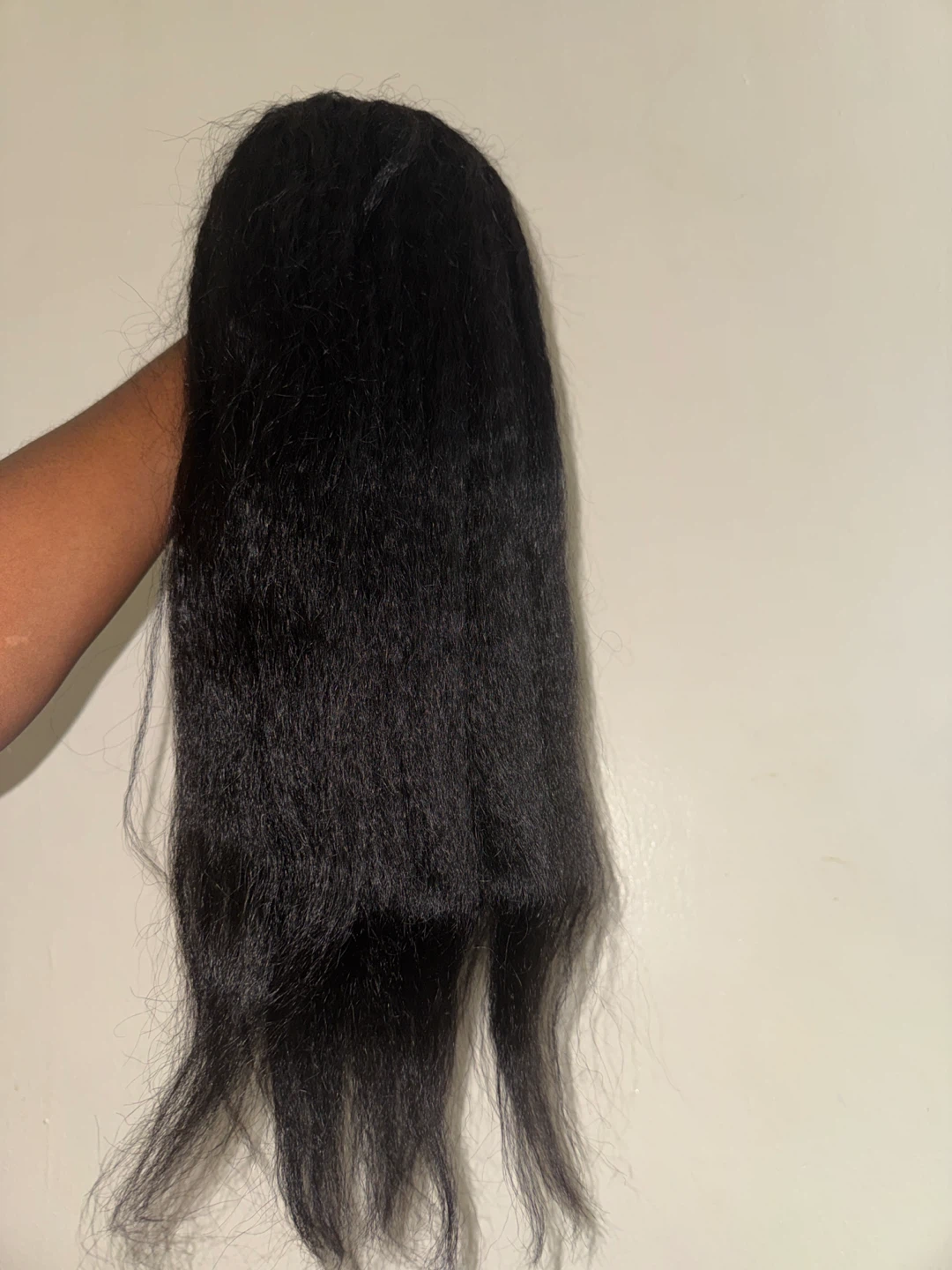 V Part Wig Human Hair Kinkystraight - photo 2