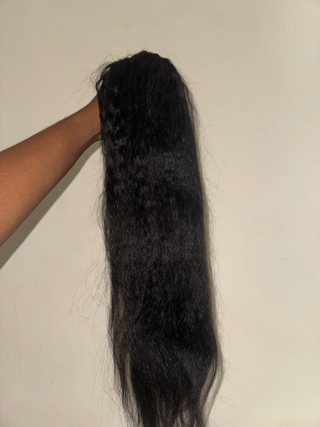 V Part Wig Human Hair Kinkystraight