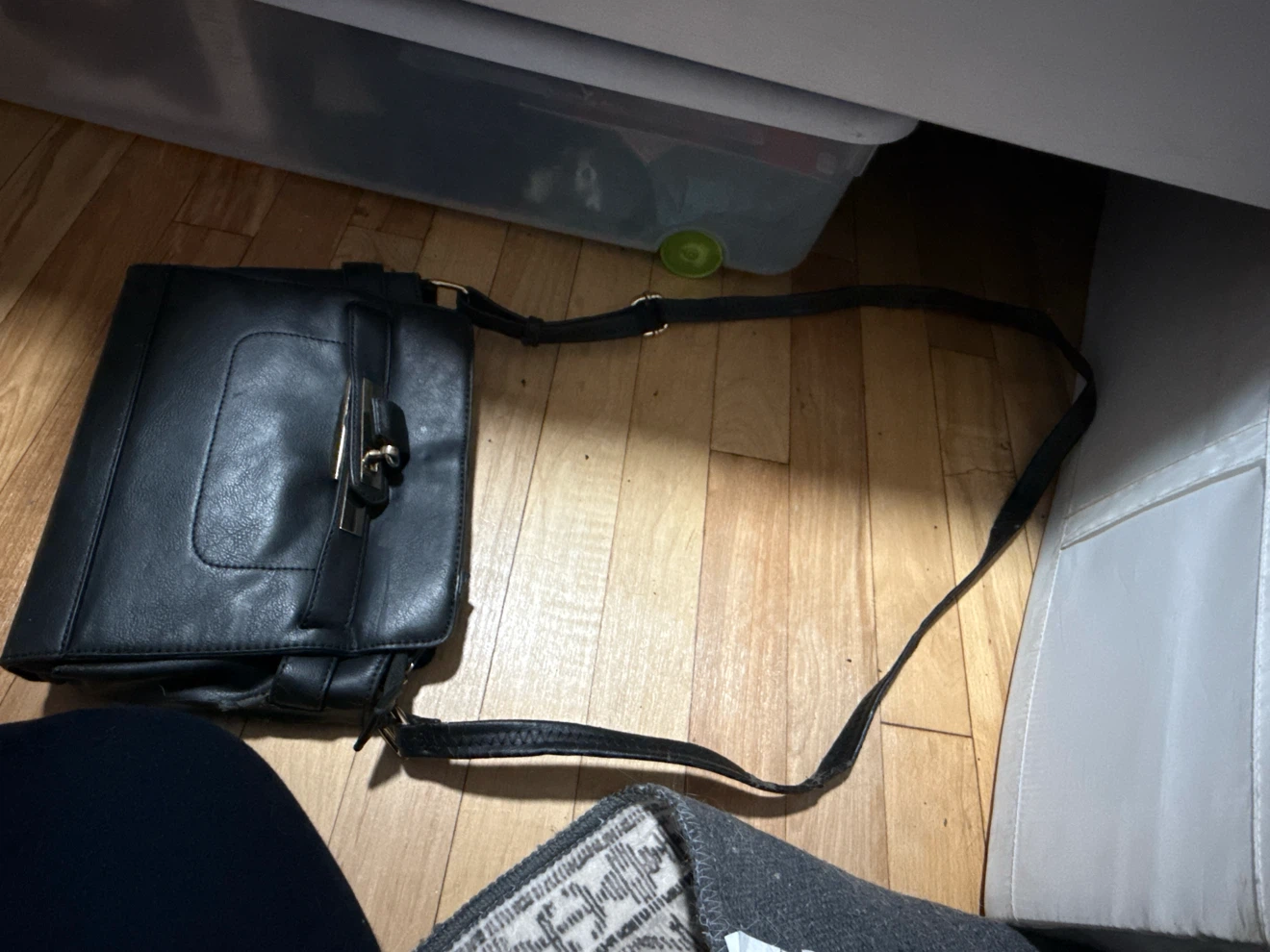 Black crossbody bag
