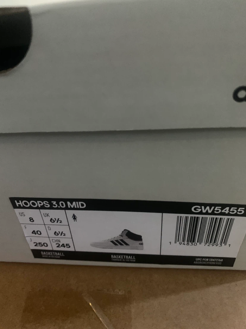 Adidas Hoops 3.0 Mid Basketball Shoes - photo 2