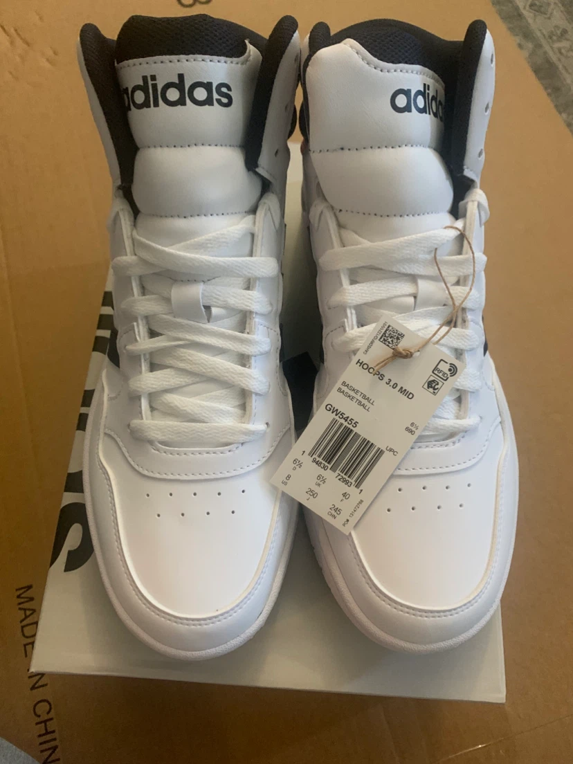 Adidas Hoops 3.0 Mid Basketball Shoes - photo 5