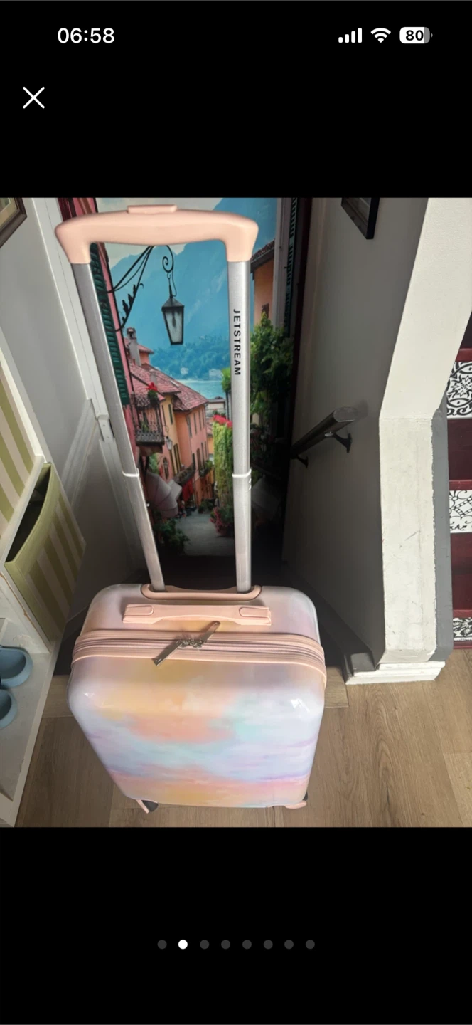 Carry on Jetstream Cloud Print Carry-on Luggage - photo 2