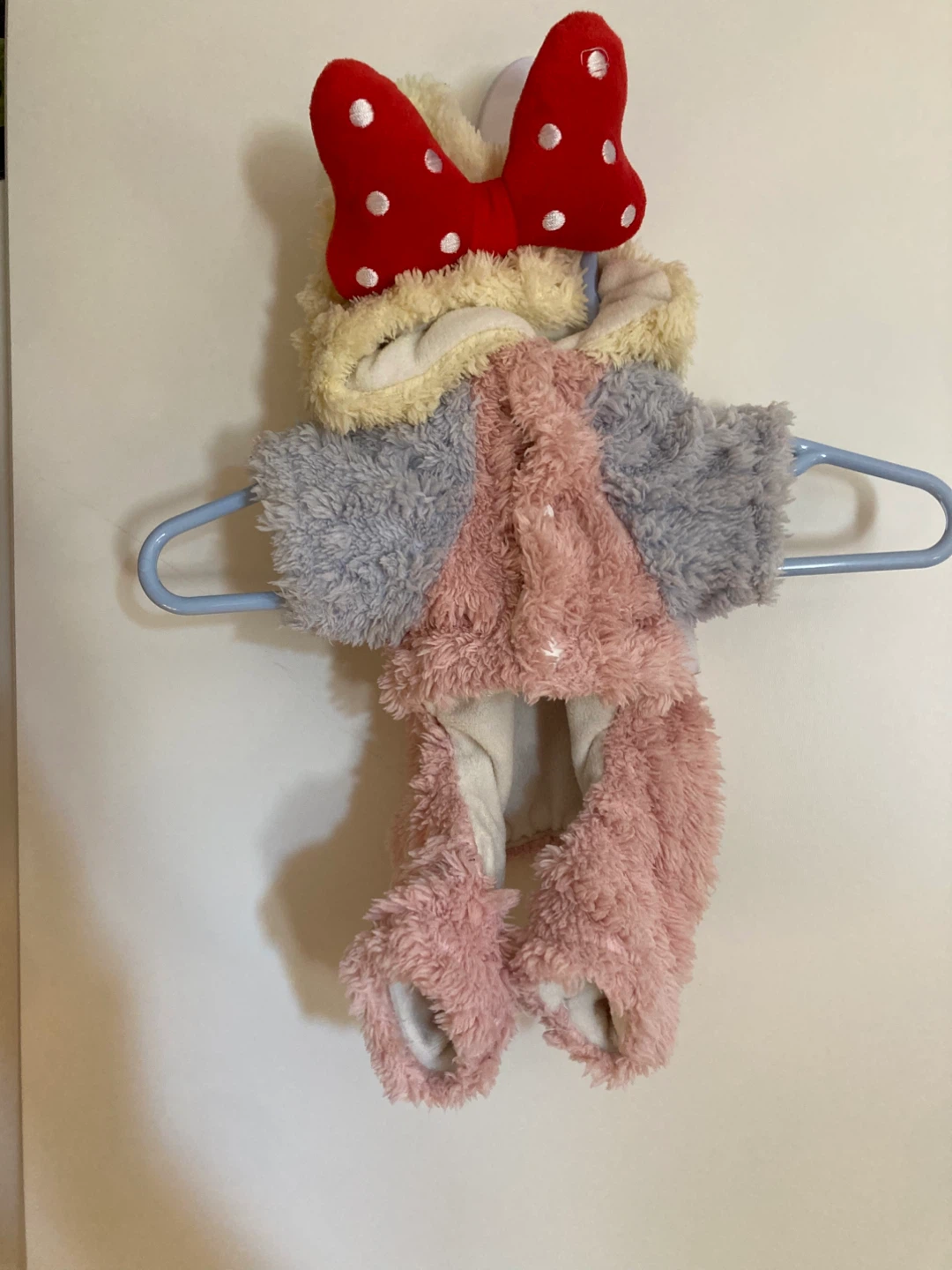 XS Fleece Pet Winter Jumpsuit with Bow - photo 2