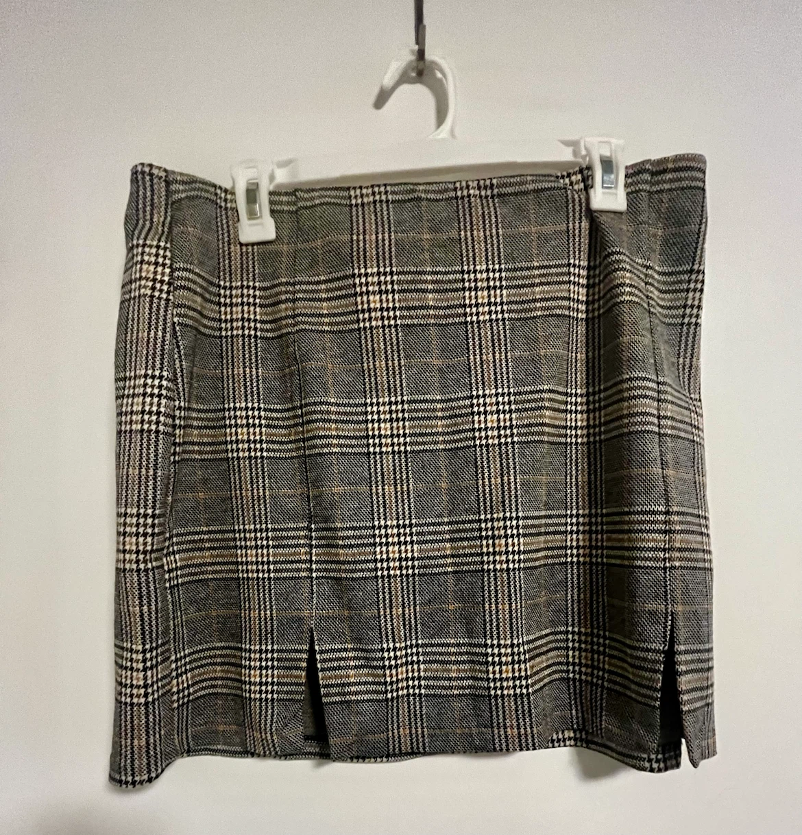 H&M DIVIDED Plaid Mini Skirt