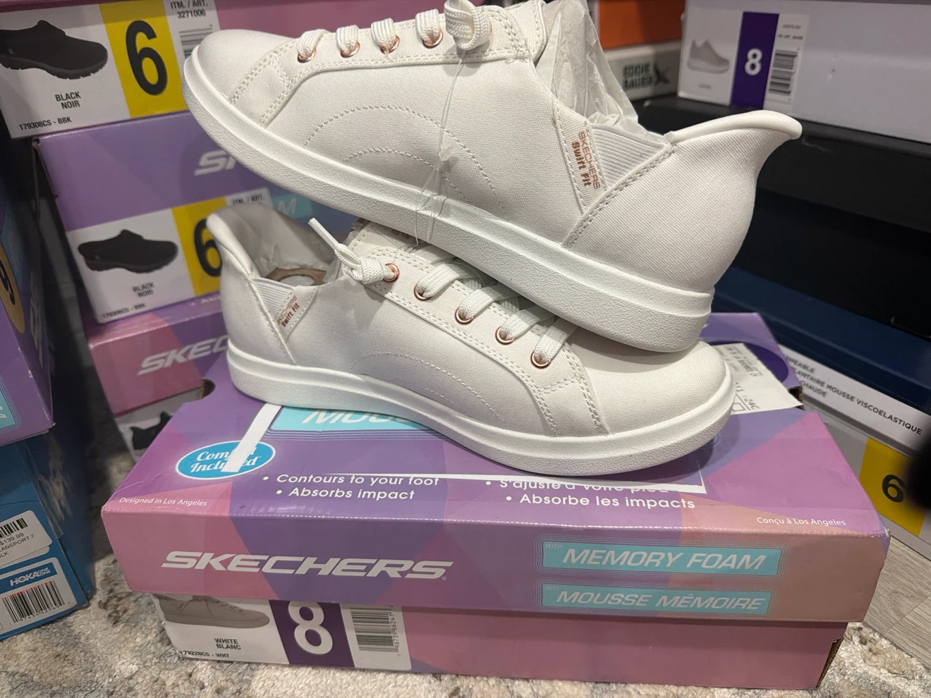 Skechers Swift Fit Women's Shoes - White - photo 3