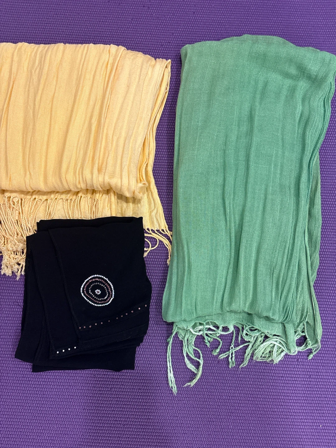 Three scarves/shawls
