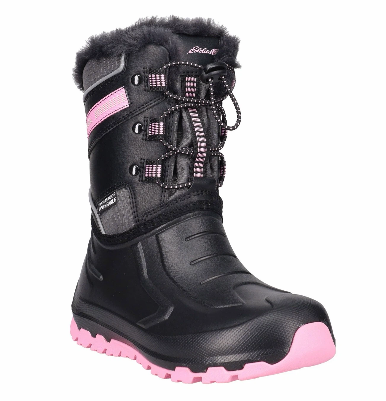 Eddie Bauer Black and Pink Winter Boots 10, 12, 3 - photo 2