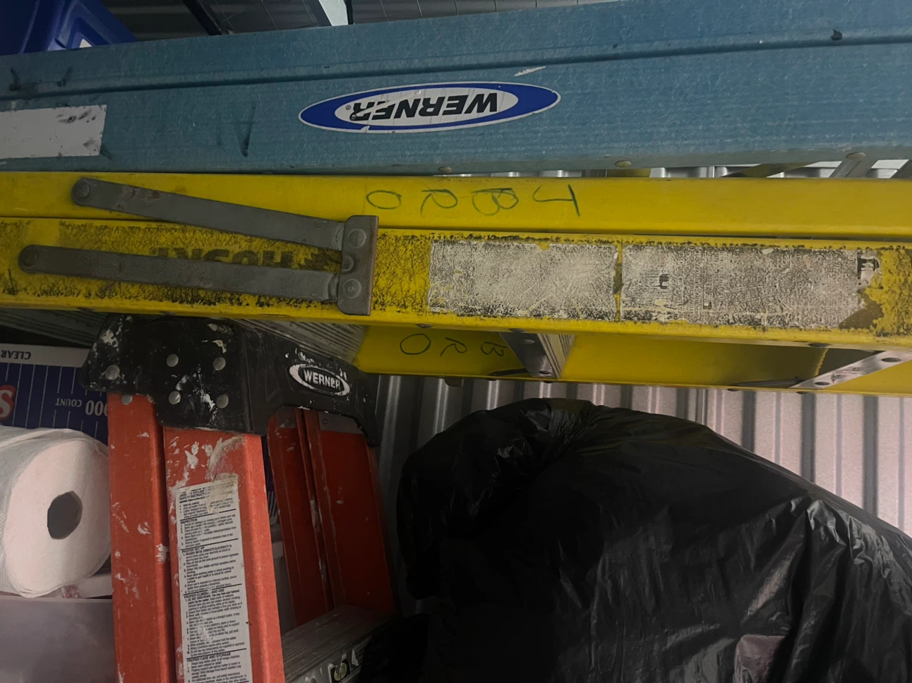 Werner  and Husky step ladders 3 pc - photo 2