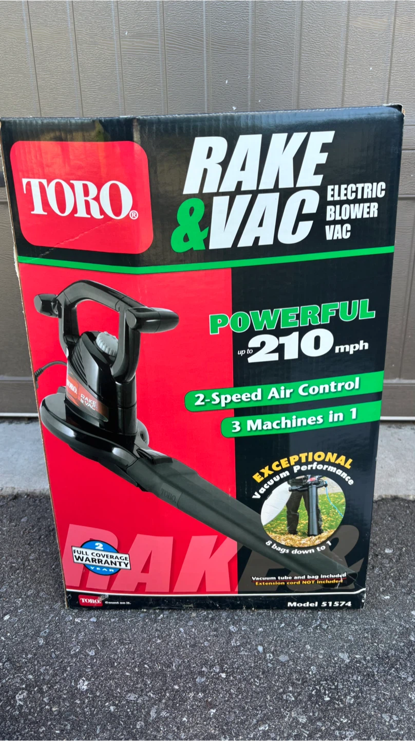 Toro 3 in 1 leaf blower / vac / mulcher *corded electric* - photo 2