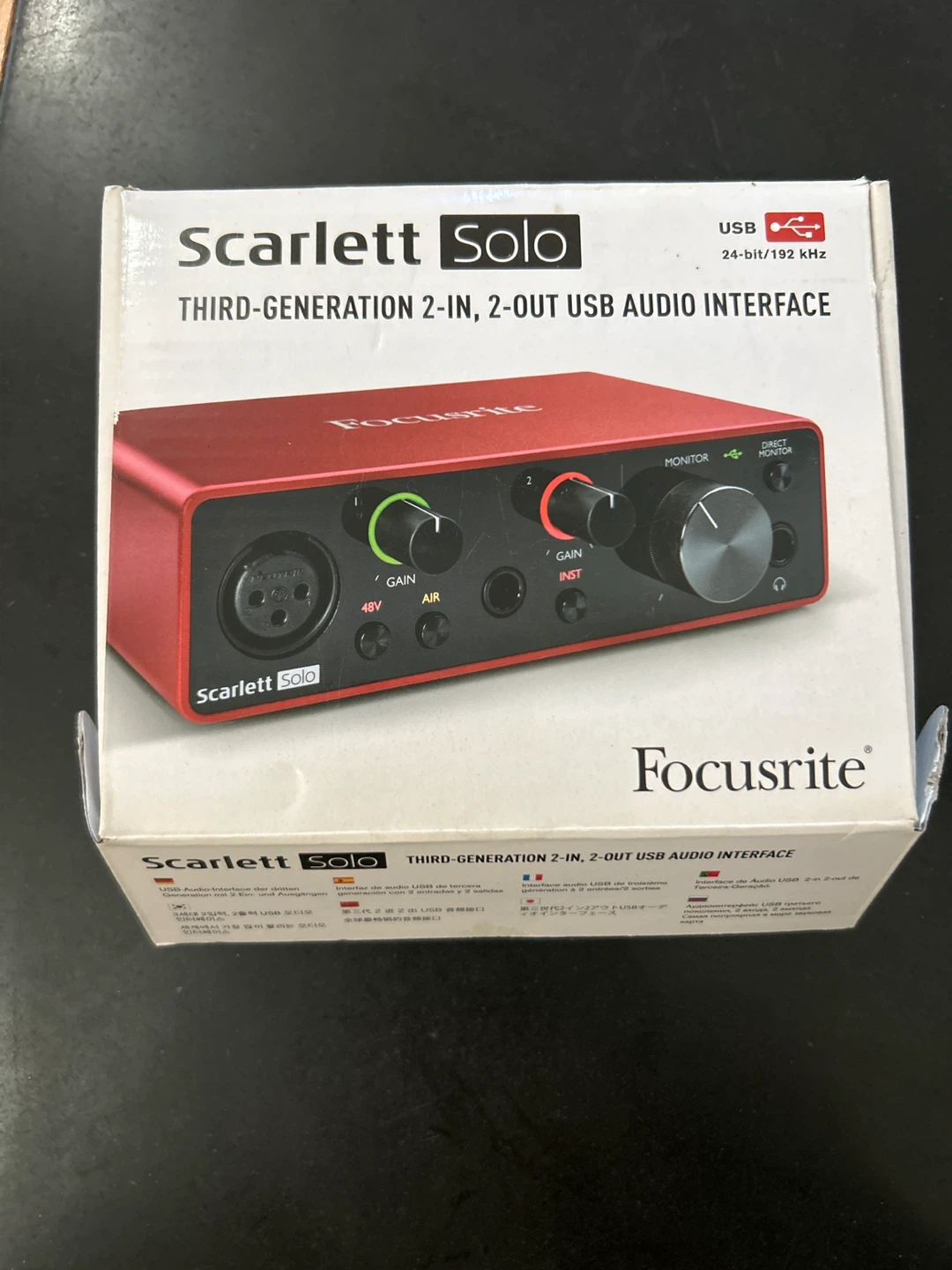 Focusrite Scarlett Solo 3rd Gen Audio Interface