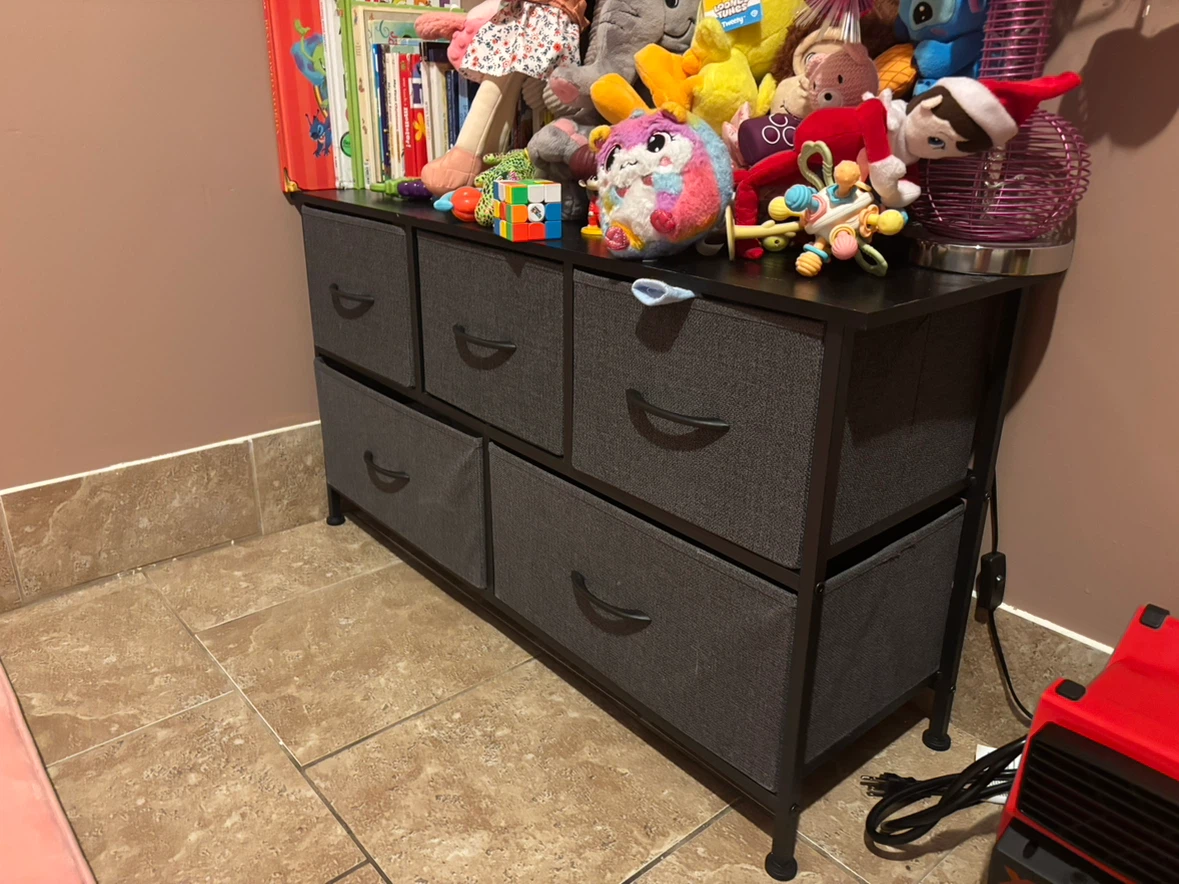 5-Drawer Fabric Storage Dresser - photo 2