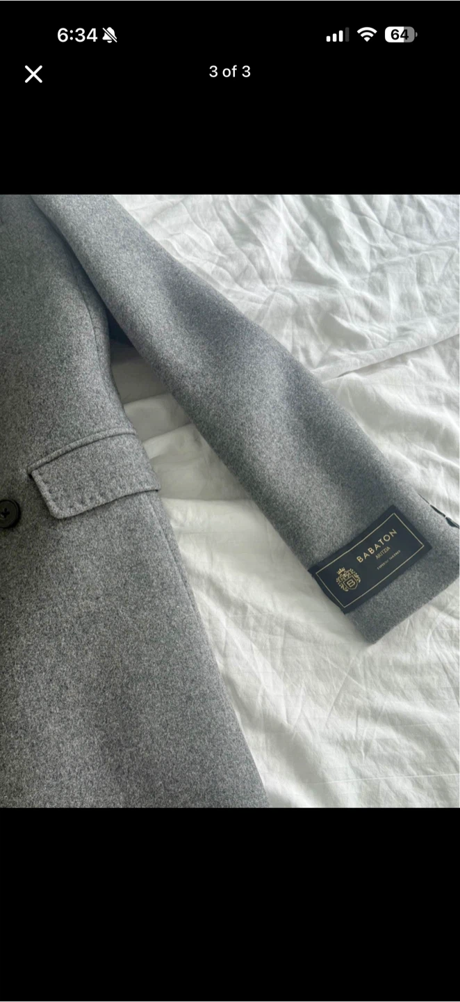 Aritzia Babaton The Constant Coat - Grey - photo 3