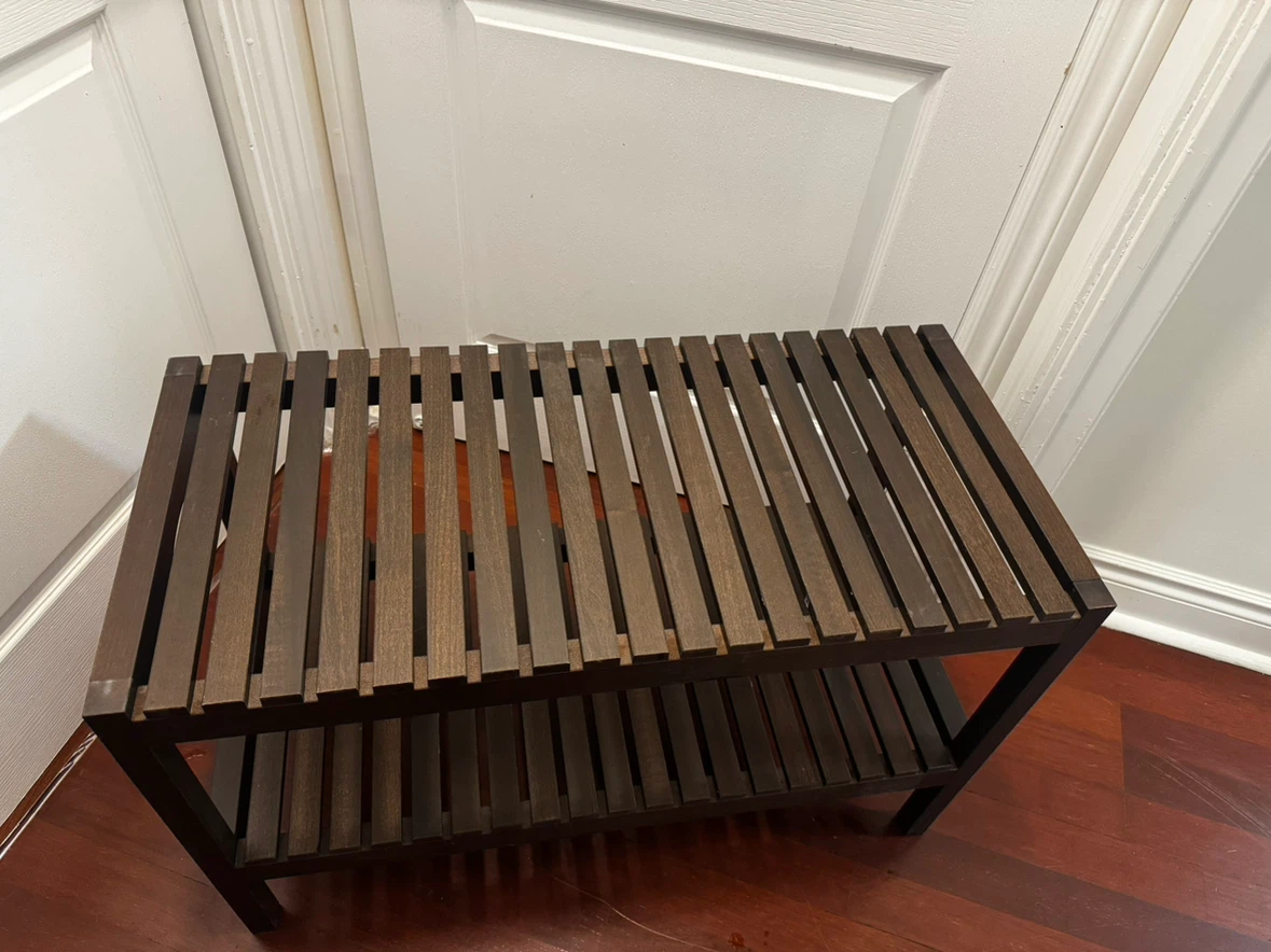 IKEA MOLGER Bench in dark brown. - photo 4