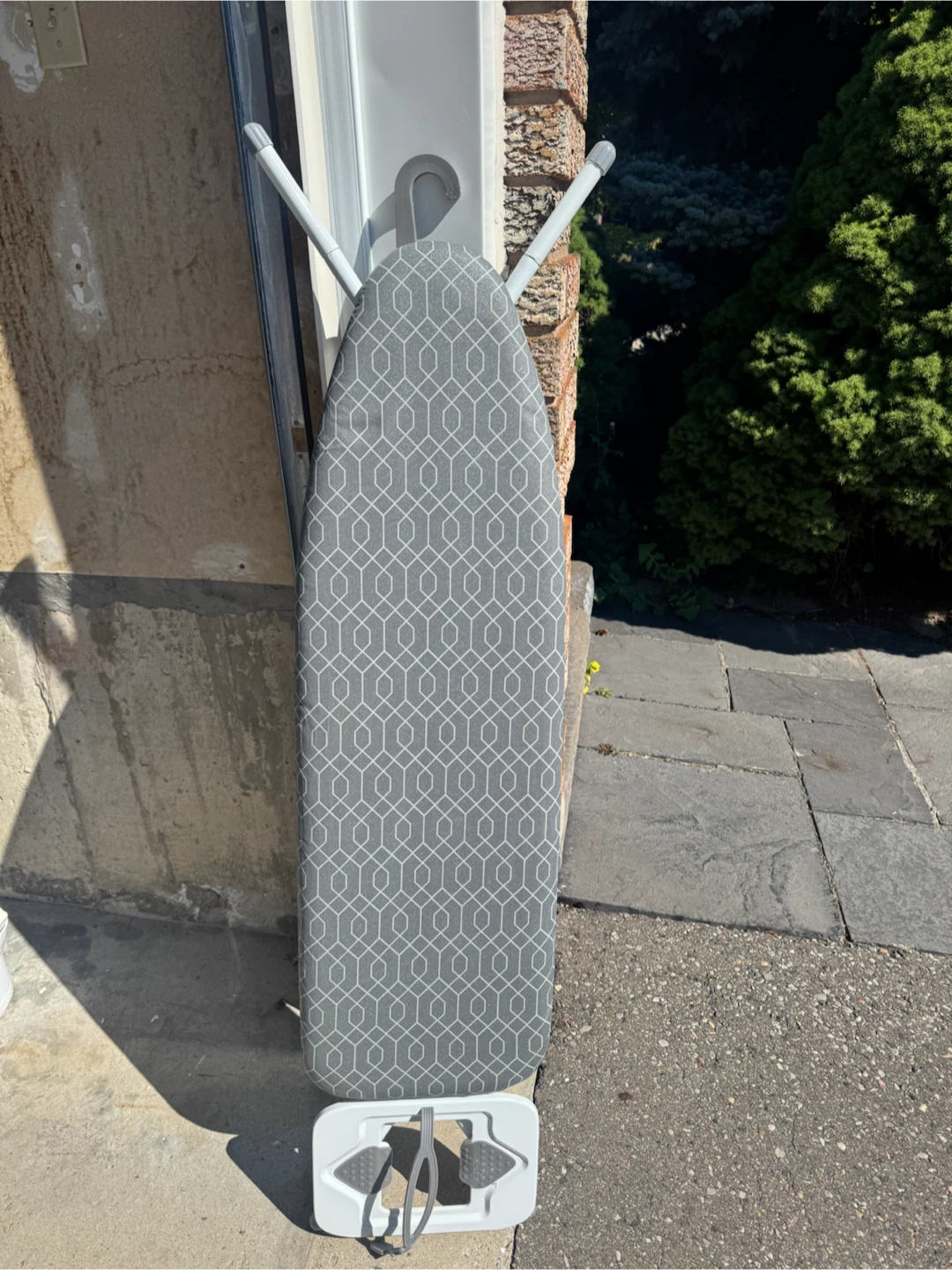 Grey Full-Size Ironing Board With Iron Rest - photo 2