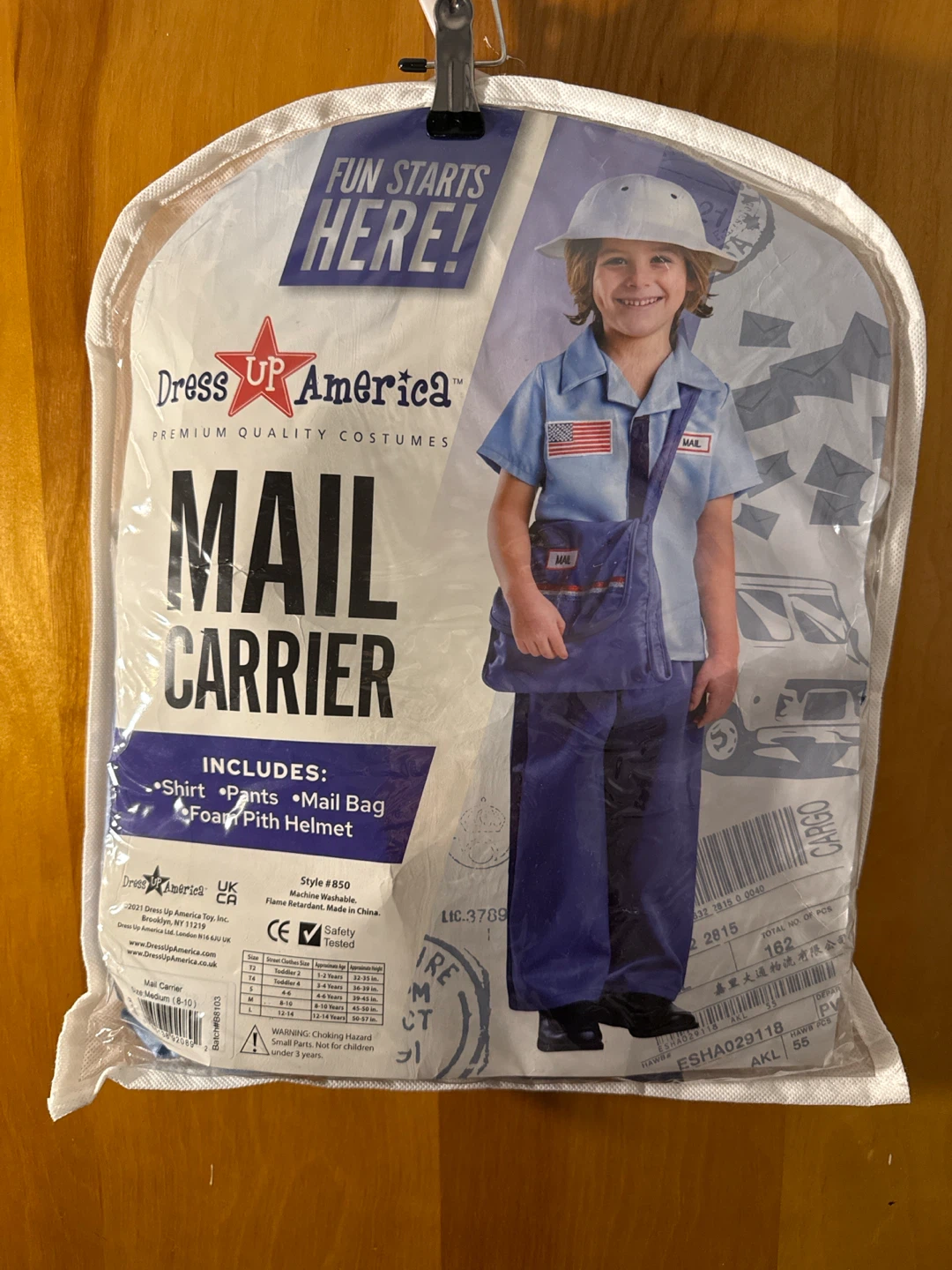 Dress Up America Mail Carrier Costume