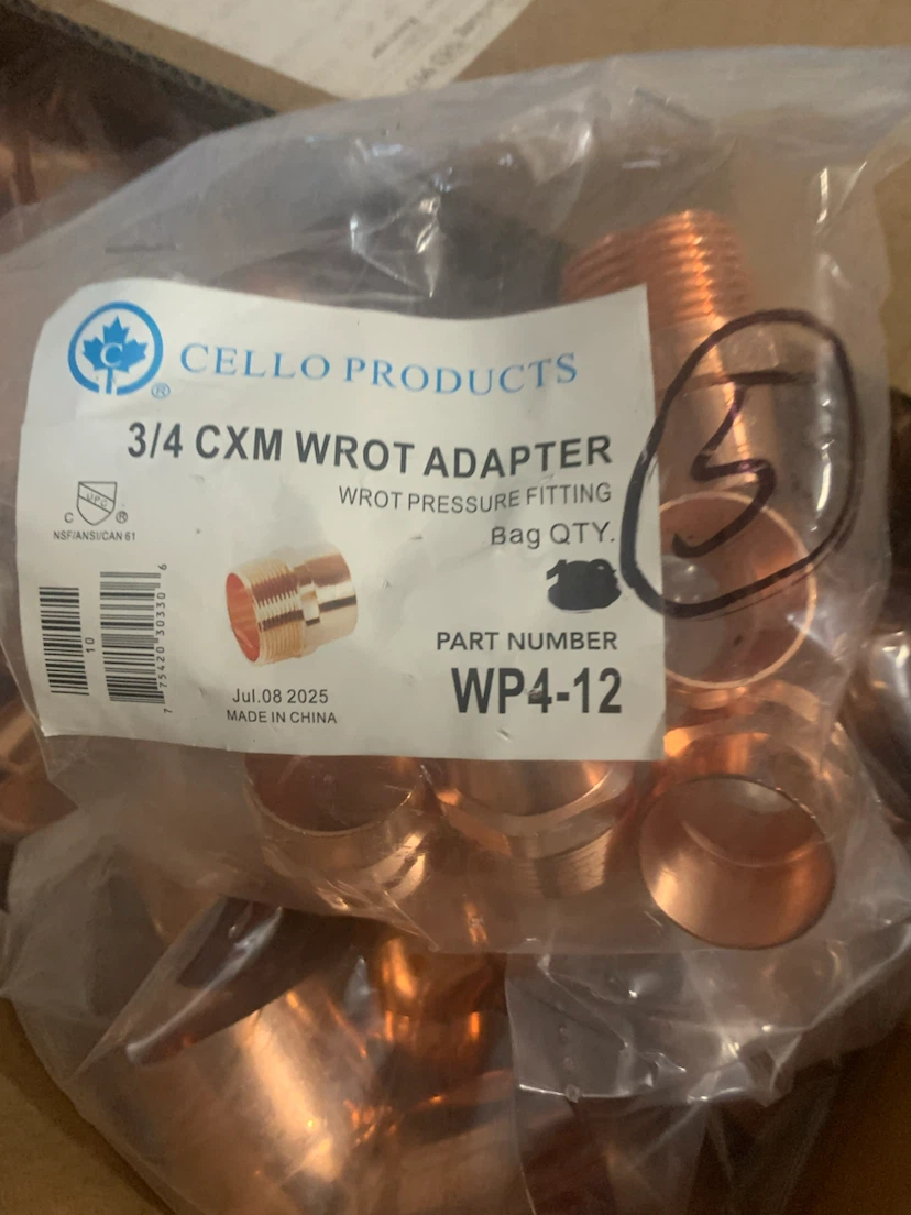 Cello Products Wrot Copper Plumbing Fittings Assortment - photo 3