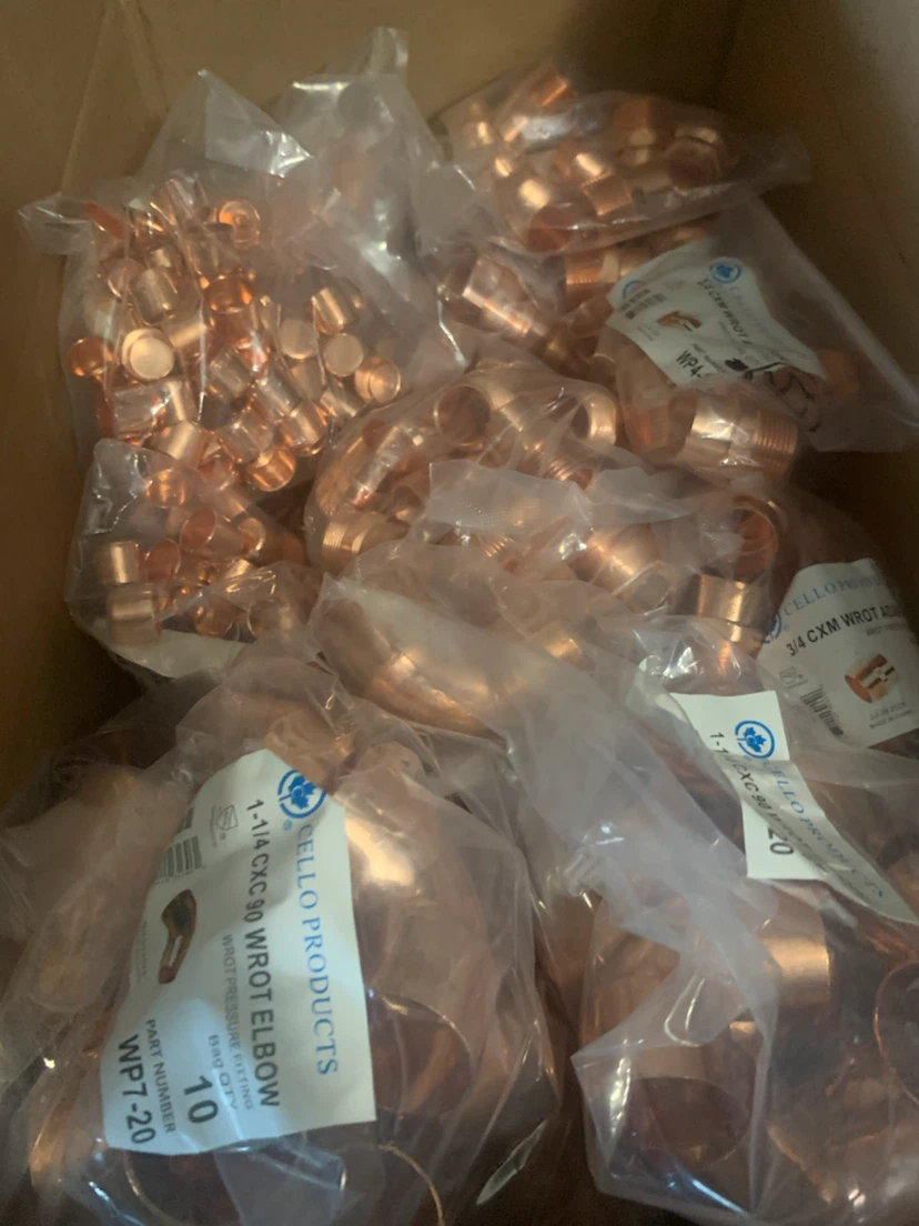 Cello Products Wrot Copper Plumbing Fittings Assortment - photo 4