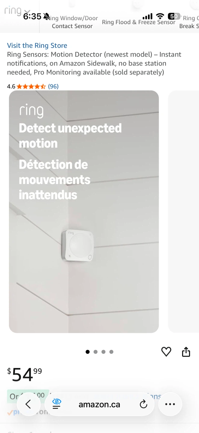 Ring 3rd Gen Motion Detector and Window/Door Sensor - photo 3