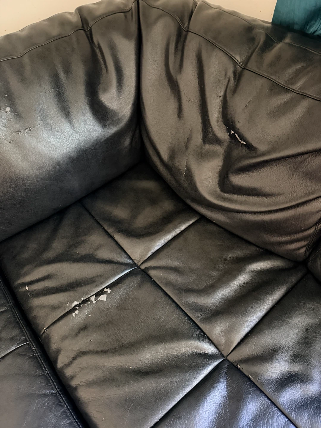 Black sectional sofa - photo 2