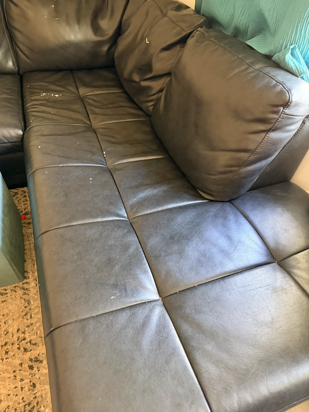 Black sectional sofa - photo 5
