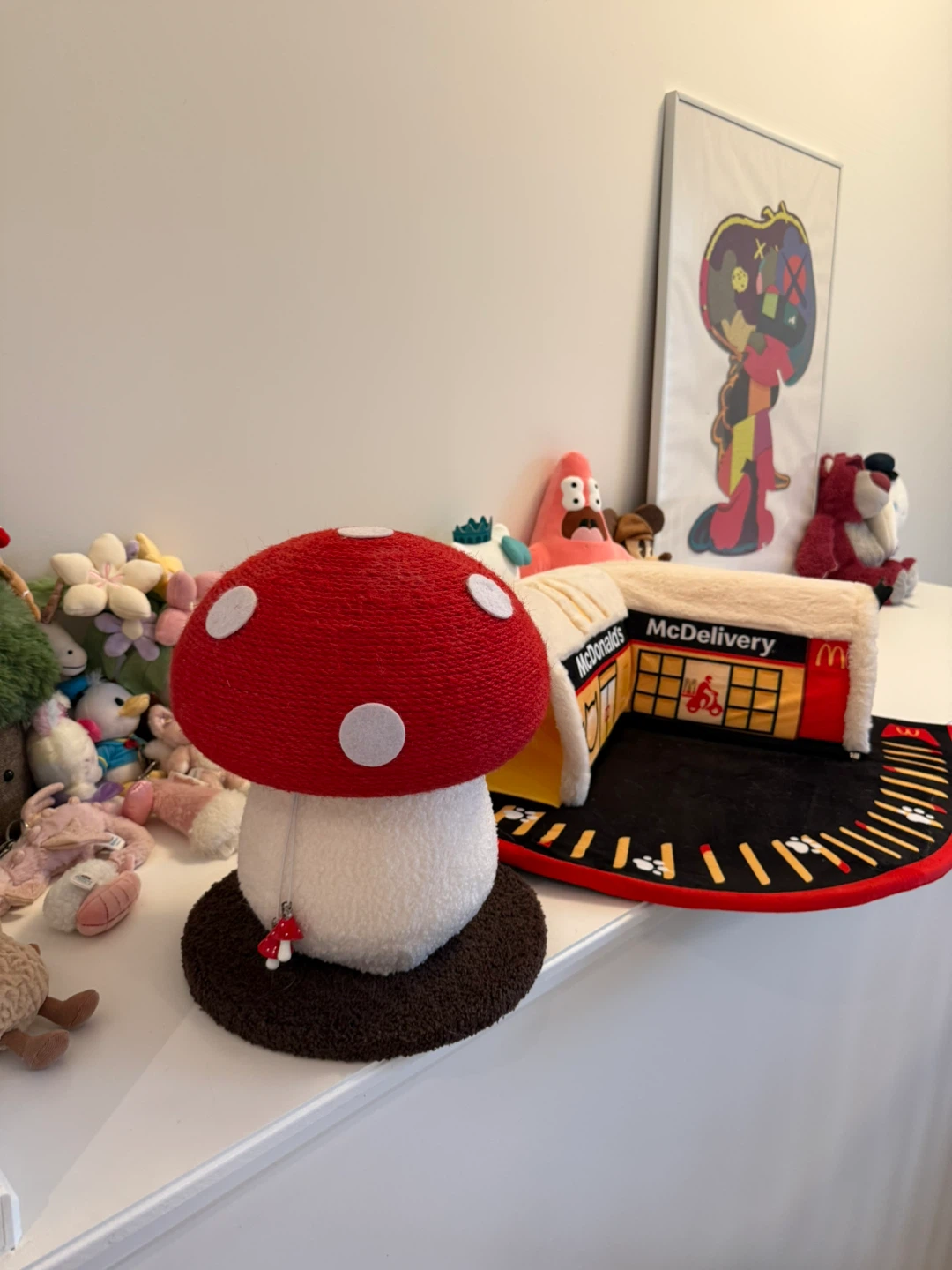 Mushroom Cat Scratching Post - photo 2