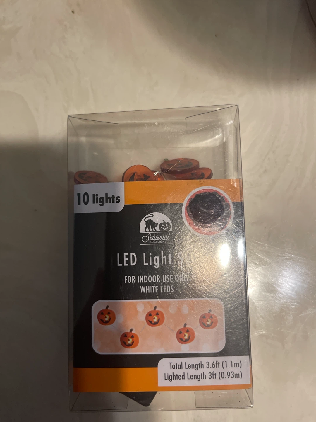 Seasonal LED Halloween Light Set with Pumpkin Icons - photo 2
