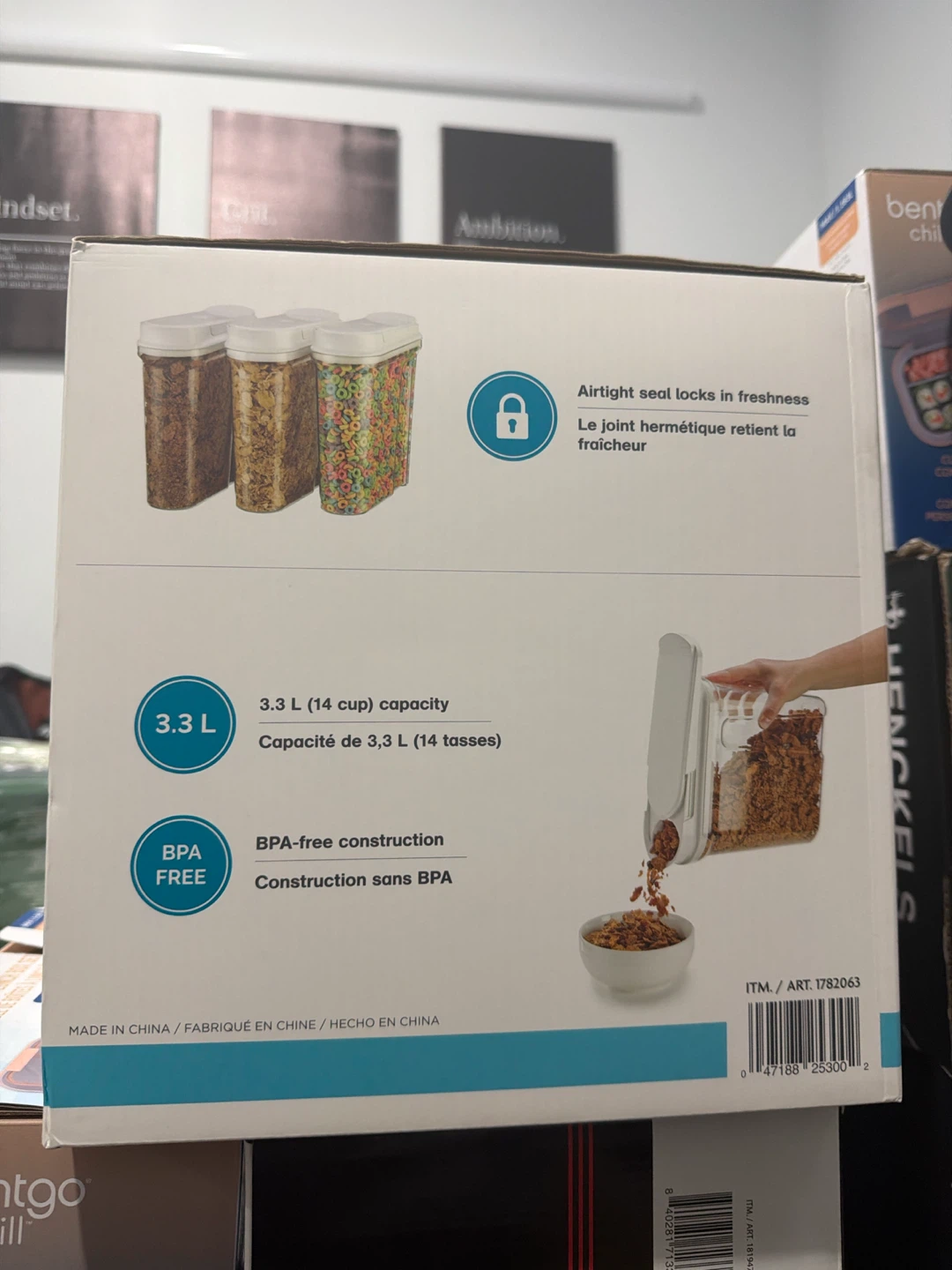 Polder Cereal Canister Set of 3