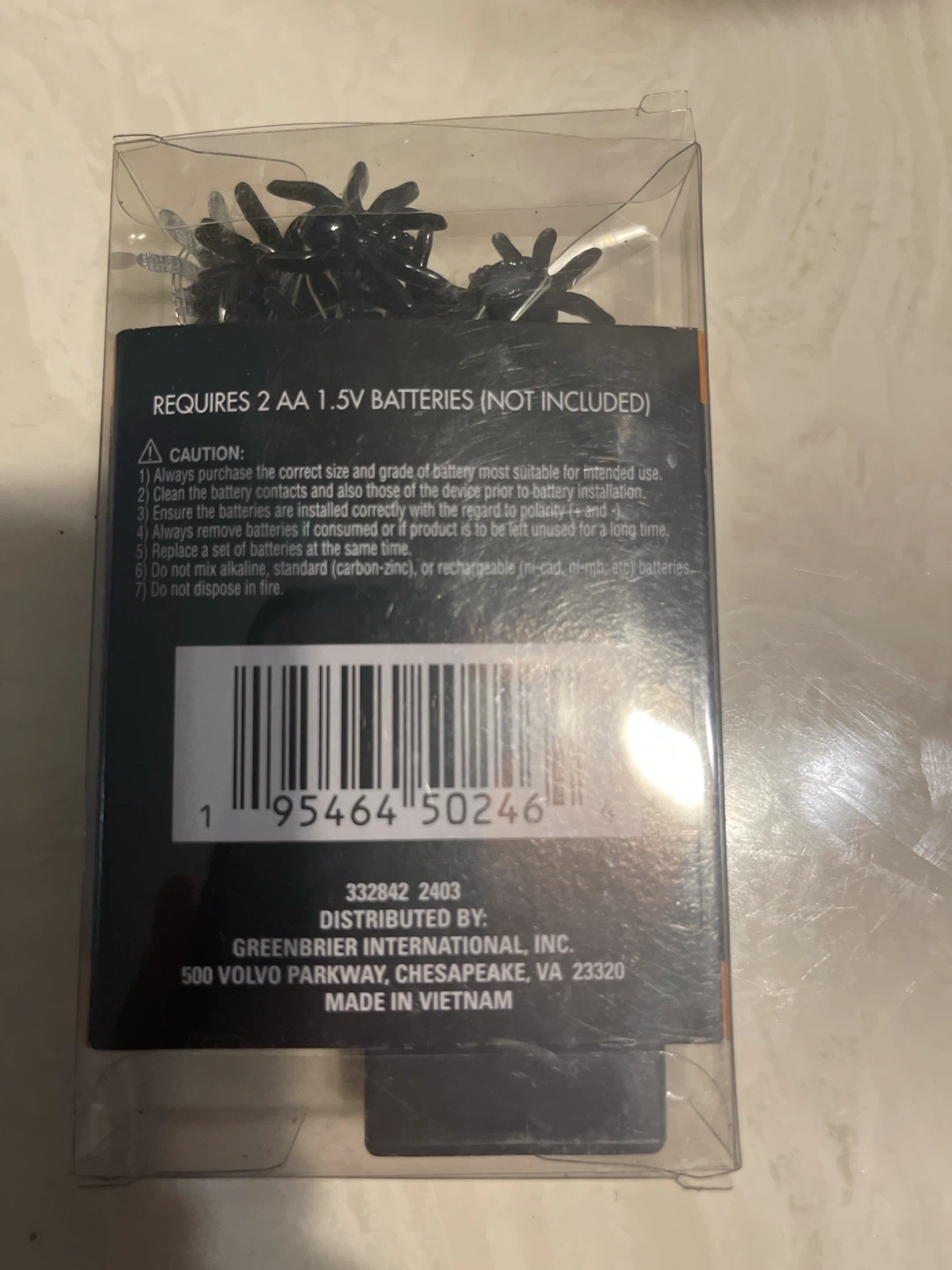 Seasonal LED Spider Light Set - 10 Lights