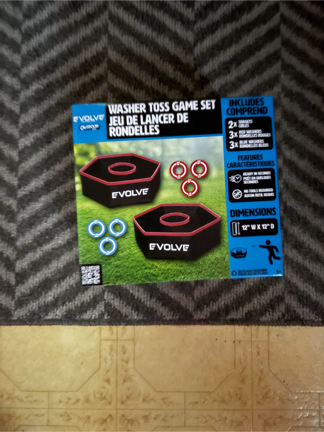 Evolve Washer Toss Game Set