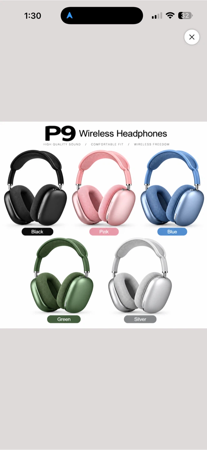 P9 Wireless Headphones