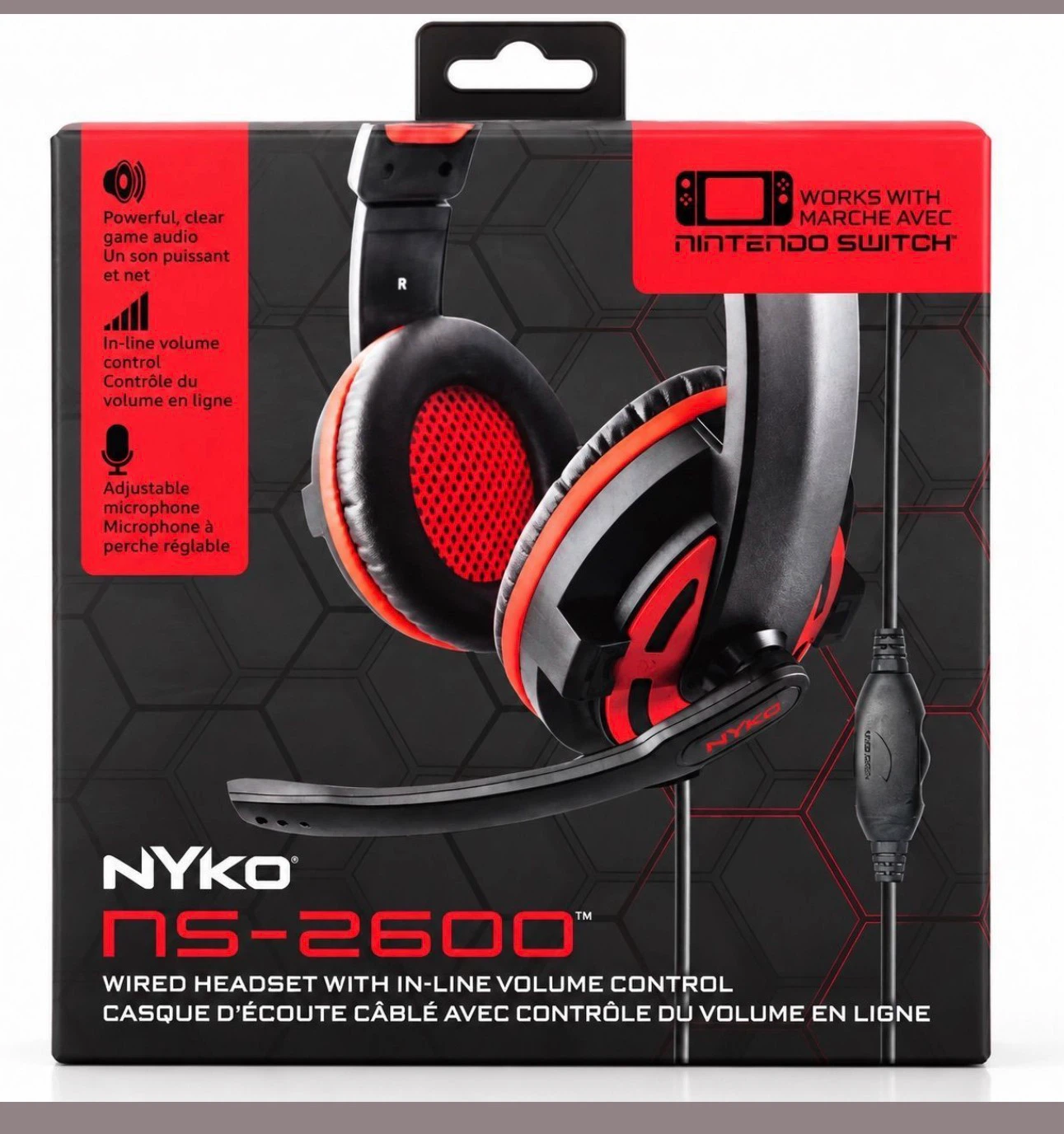 Nyko NS-2600 Wired Headset for Nintendo Switch
