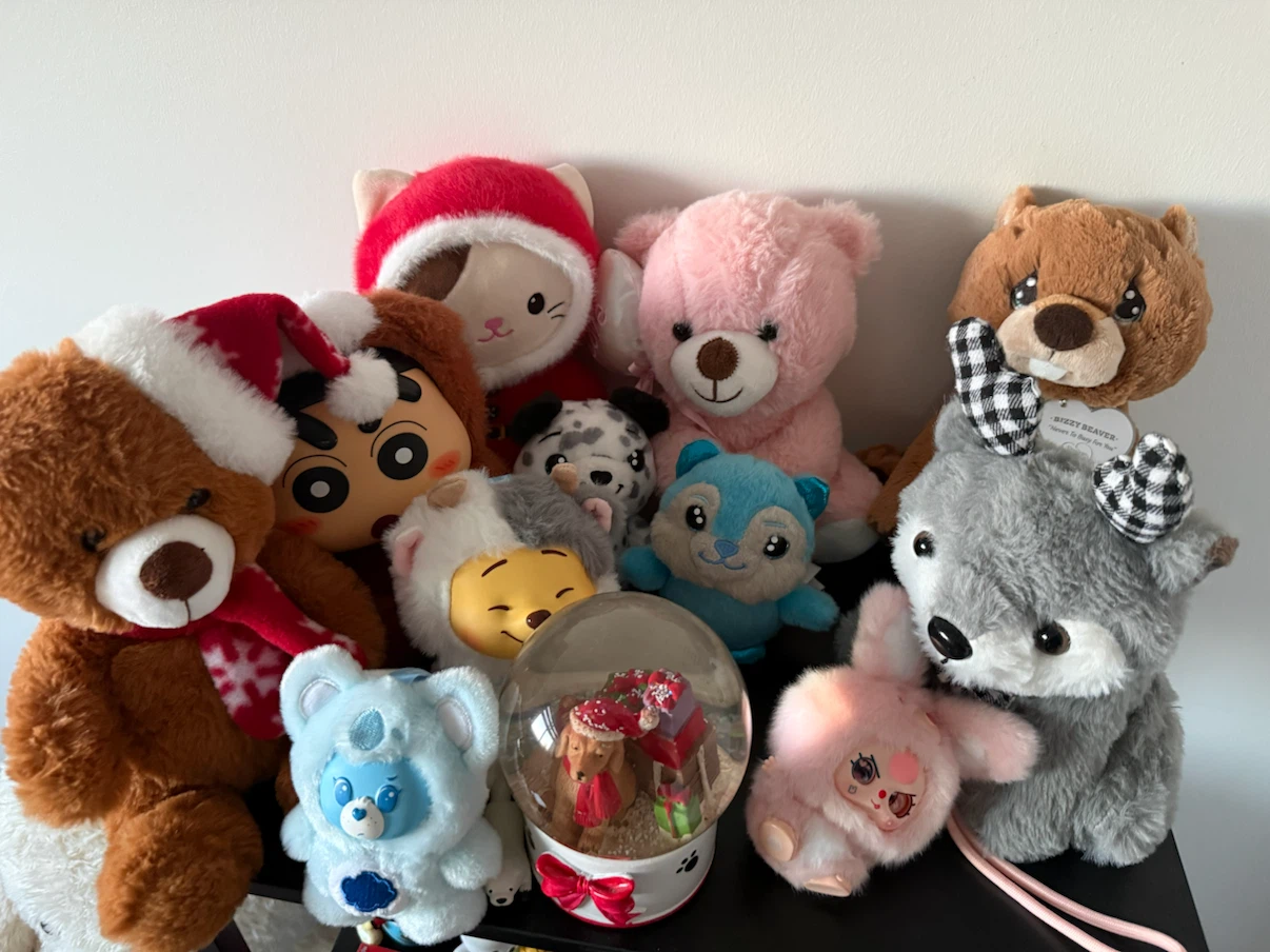 Assorted Miniso Plush Toys and Character Figures