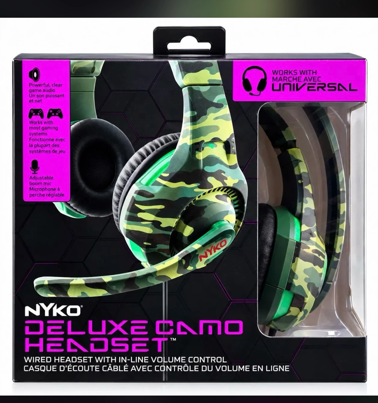 Nyko Deluxe Camo Wired Gaming Headset