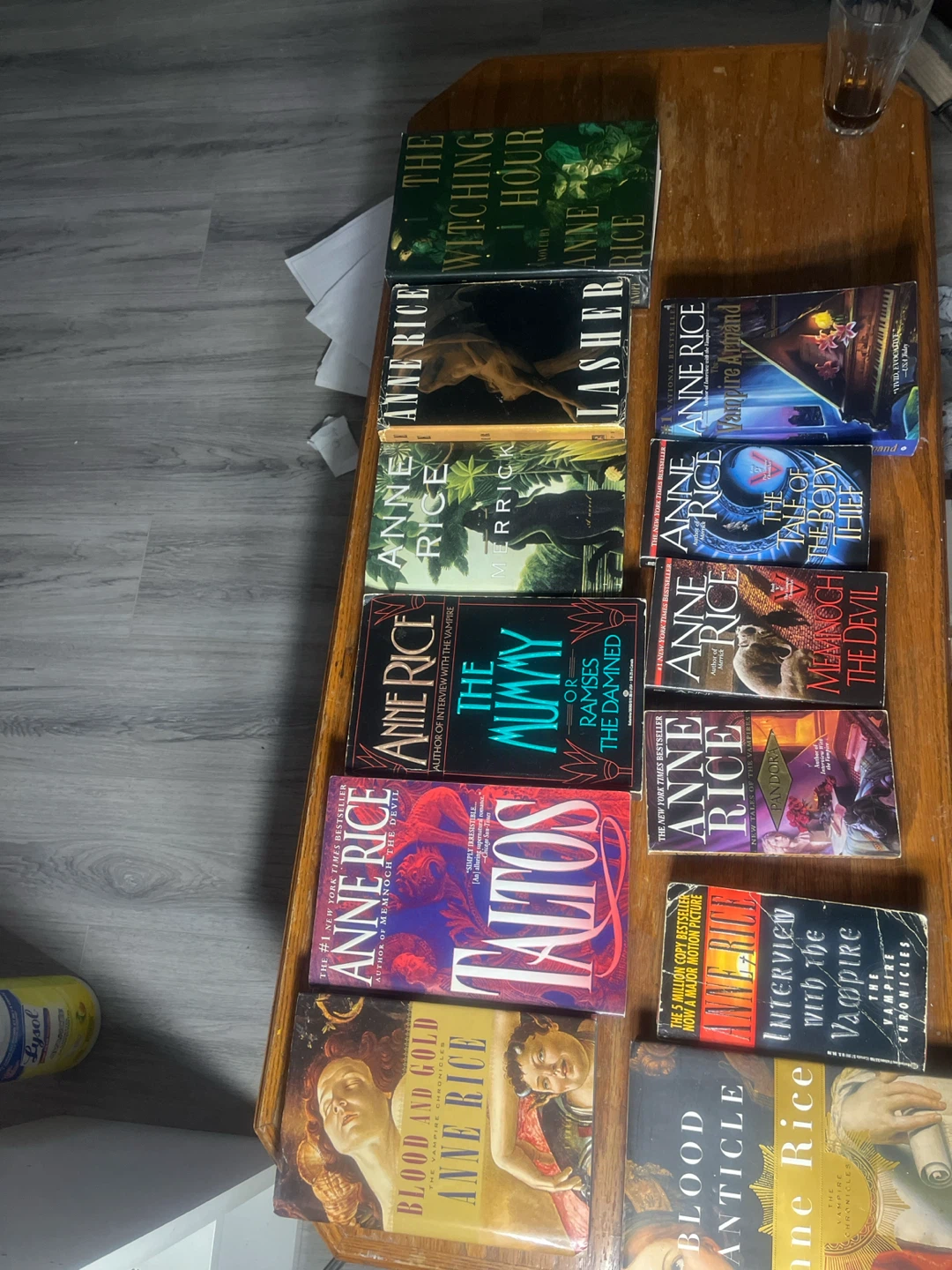 Collection of Anne Rice novels