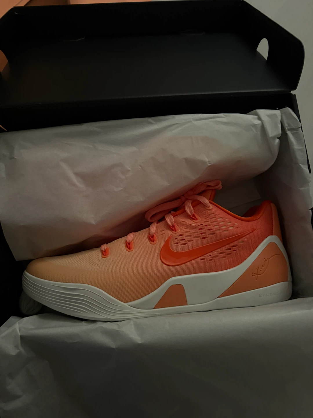 Nike Kobe IX Elite Low EM Protro Orange Frost