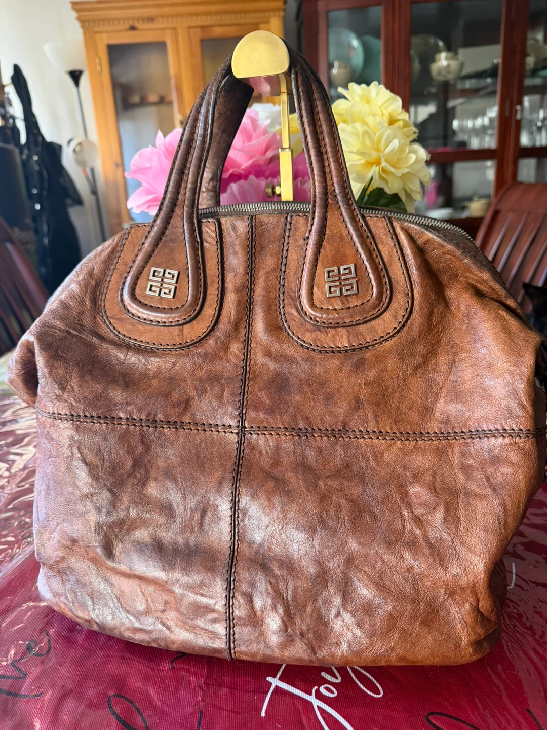 Givenchy Brown Leather Handbag