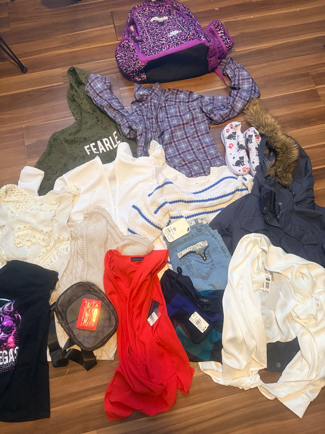 Assorted Women's Clothing and Accessories Bundle