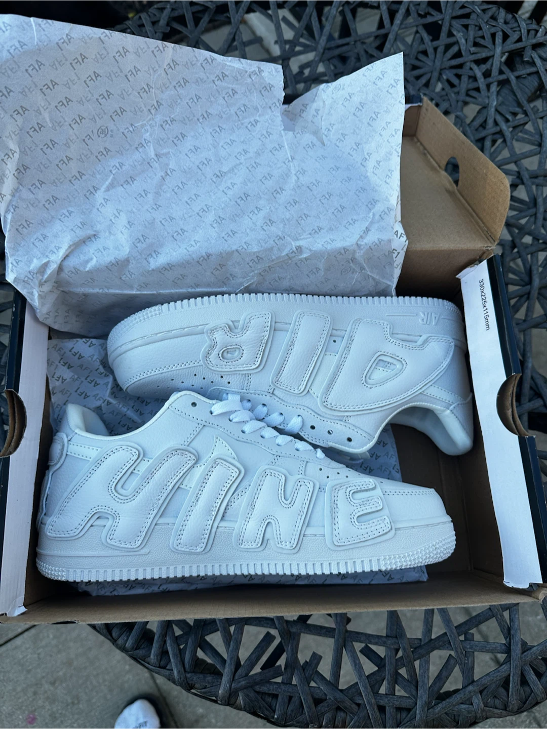 Nike Air Force 1 Low CPFM White - photo 2