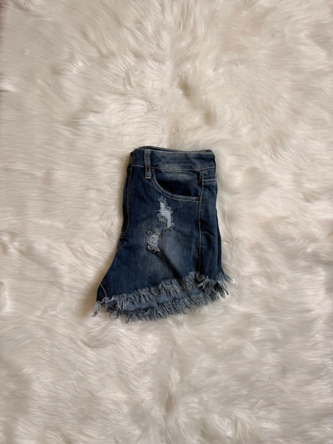 YMI Distressed Denim Shorts