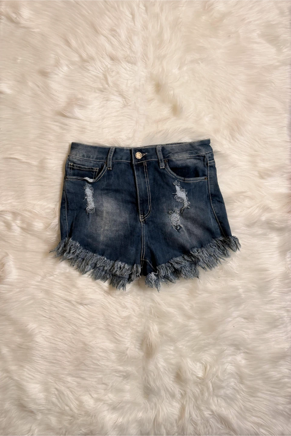 YMI Distressed Denim Shorts - photo 2