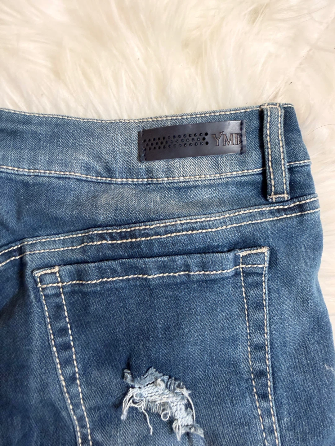 YMI Distressed Denim Shorts - photo 4