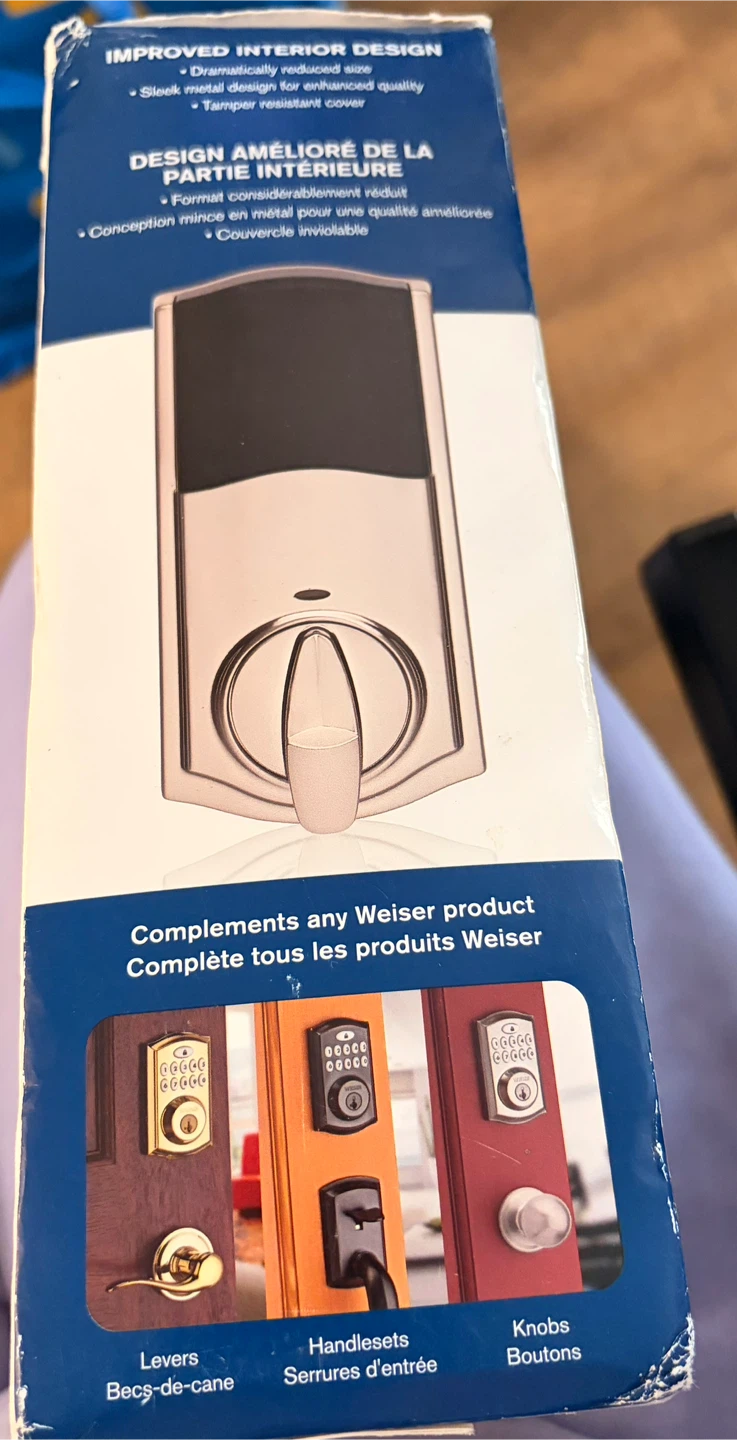 Weiser SmartCode 10 Touchpad Electronic Deadbolt - photo 3